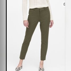 BANANA REPUBLIC Sloan Slim Fit Pants Green Sz 4